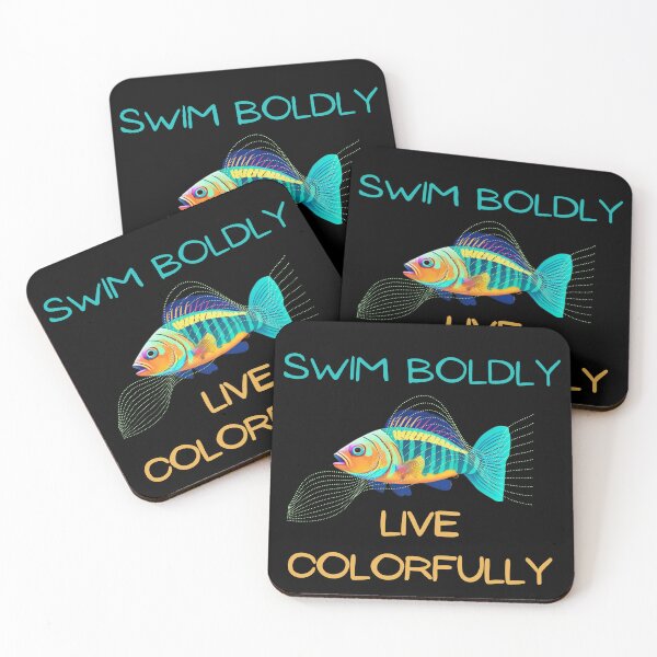 Item preview, Wrasse Attitude: Swim Boldly, Live Colorfully designed and sold by DesignDazzles.
