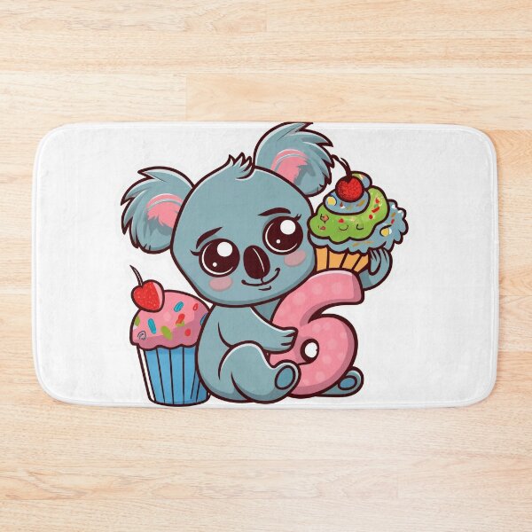 Item preview, Koala Cupcake With Number 6, 6th Birthday designed and sold by lee2021.