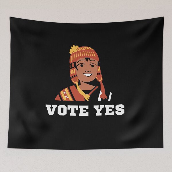 Item preview, VOTE Yes To Support Uluru Statement IN Parliament Indigenous Voice designed and sold by ANNINOART ⭐⭐⭐⭐⭐.