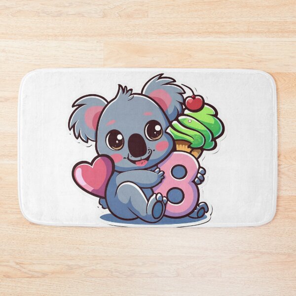 Item preview, Koala Cupcake With Number 8, 8th Birthday designed and sold by lee2021.