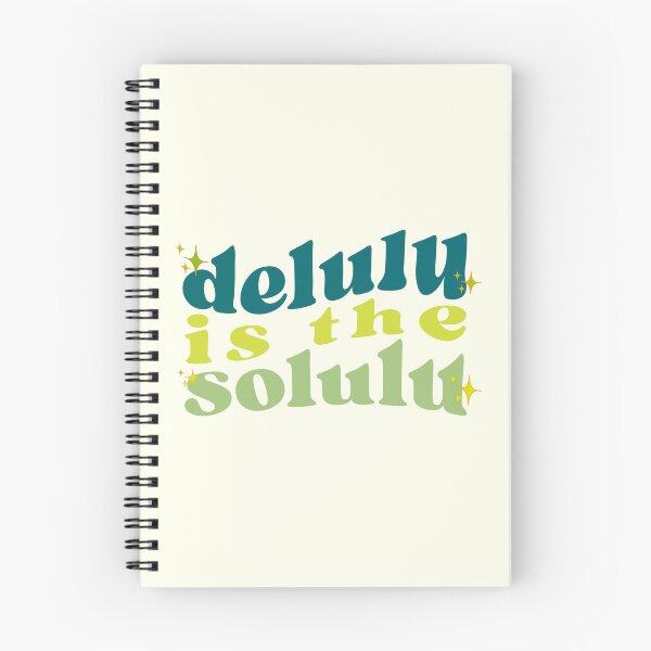 Item preview, DELULU IS THE SOLULU WAVY GREEN STICKER designed and sold by aydapadi.