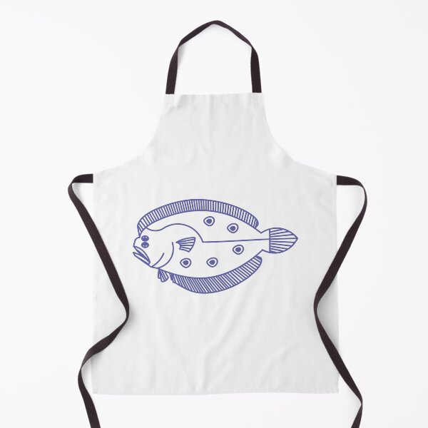 Item preview, Fun Flounder Fish in Very Peri Purple and White designed and sold by fruttidimare.