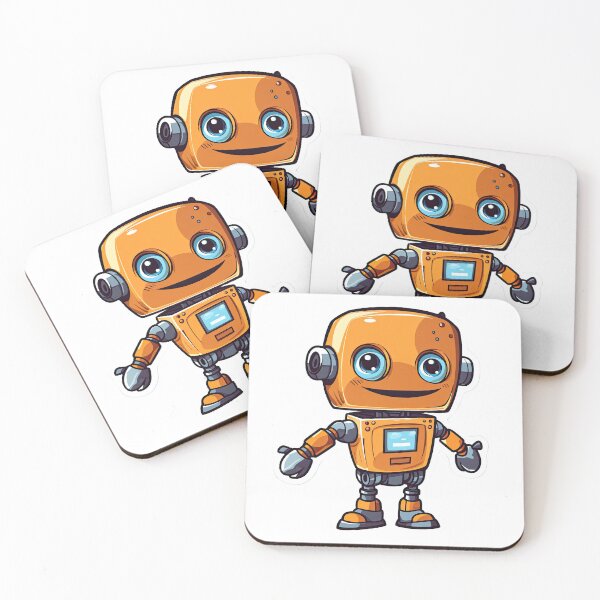Item preview, robot toy for boys drawn like a cartoon designed and sold by abmkf.