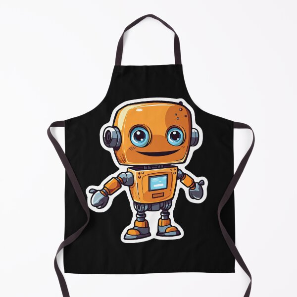 Item preview, robot toy for boys drawn like a cartoon designed and sold by abmkf.