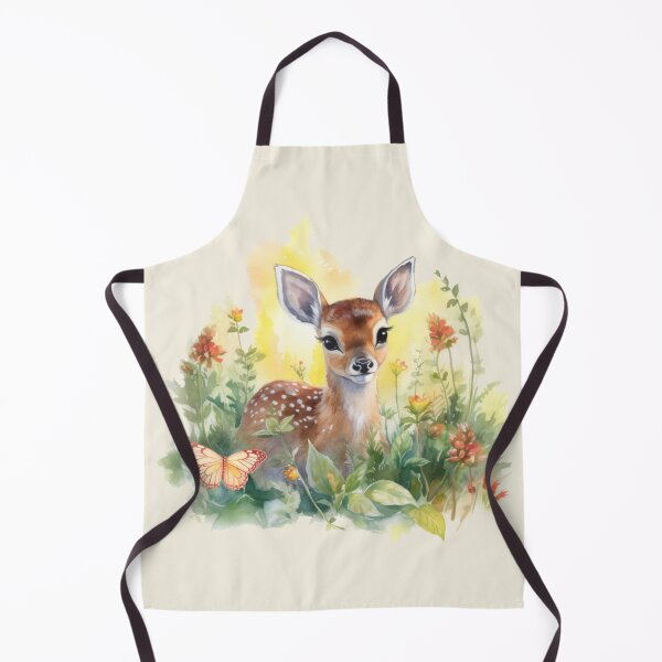 Item preview, Baby Deer and Wildflowers designed and sold by BzTeez.