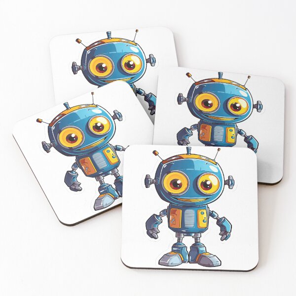 Item preview, robot toy for boys drawn like a cartoon designed and sold by abmkf.