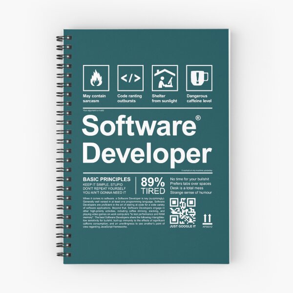 Item preview, SOFTWARE DEVELOPER LABEL designed and sold by ezekielsch.