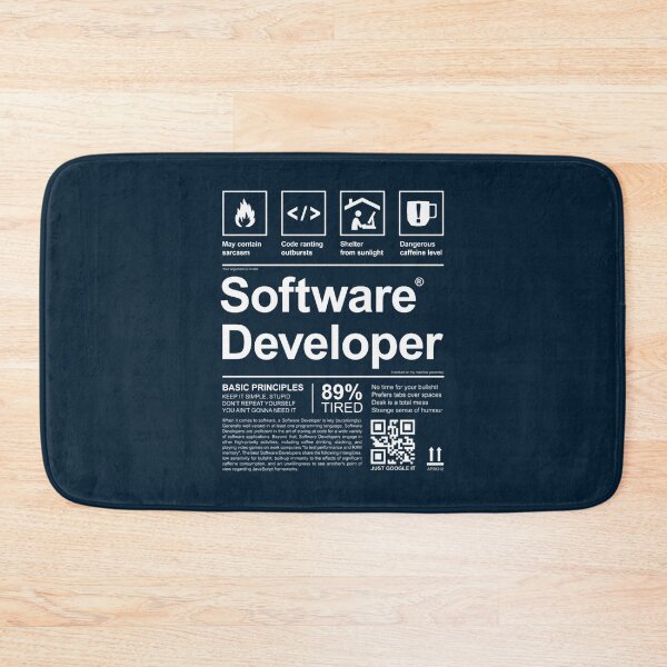 Item preview, SOFTWARE DEVELOPER LABEL designed and sold by ezekielsch.