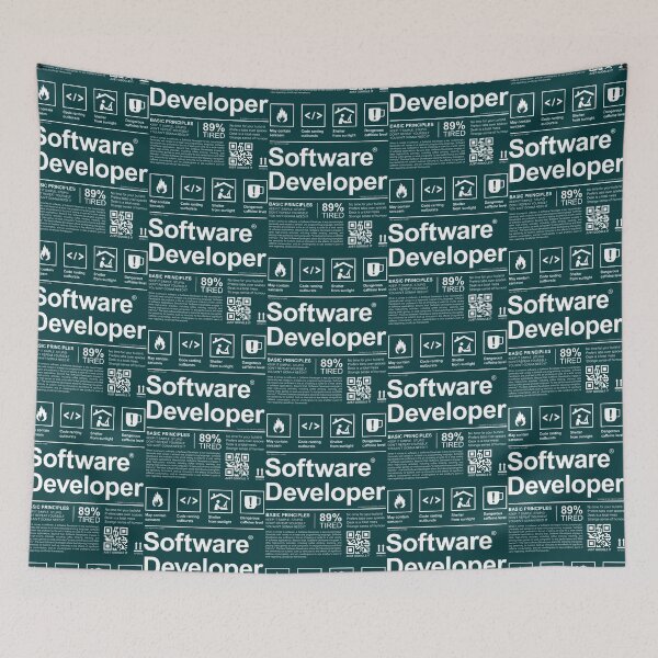 Item preview, SOFTWARE DEVELOPER LABEL designed and sold by ezekielsch.
