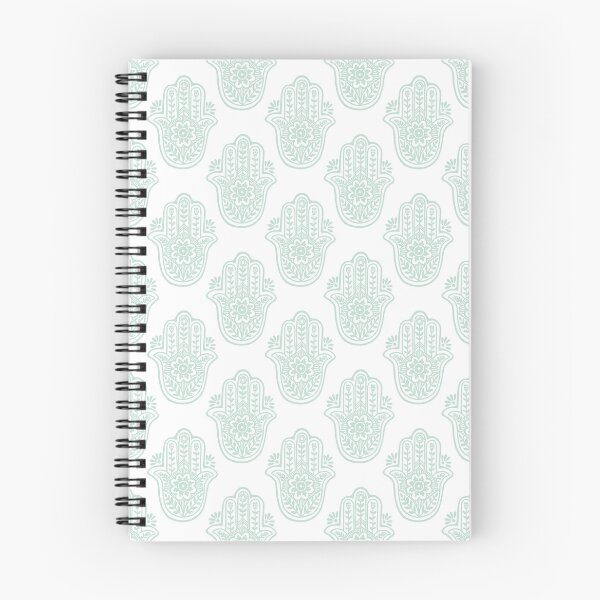 Item preview, Hamsa Flora - Snow + Mint designed and sold by Irene Estelle.