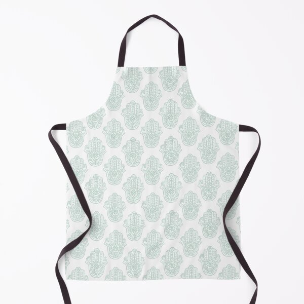 Item preview, Hamsa Flora - Snow + Mint designed and sold by Irene Estelle.