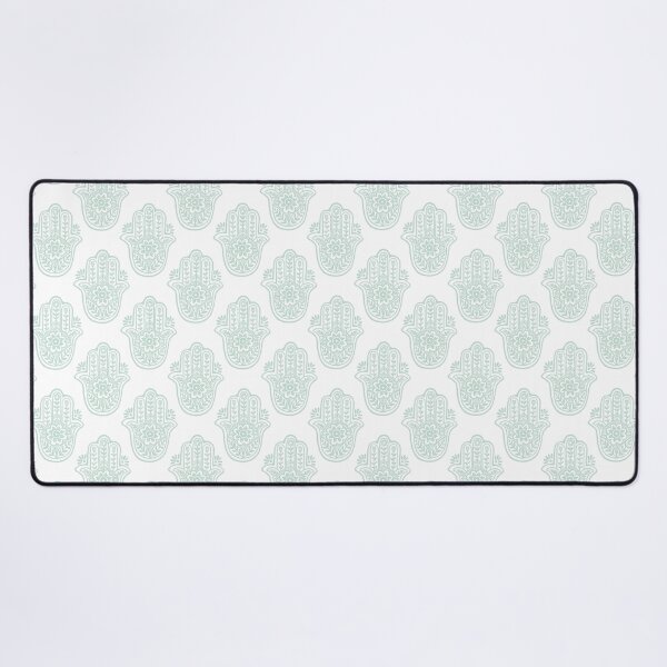 Item preview, Hamsa Flora - Snow + Mint designed and sold by Irene Estelle.