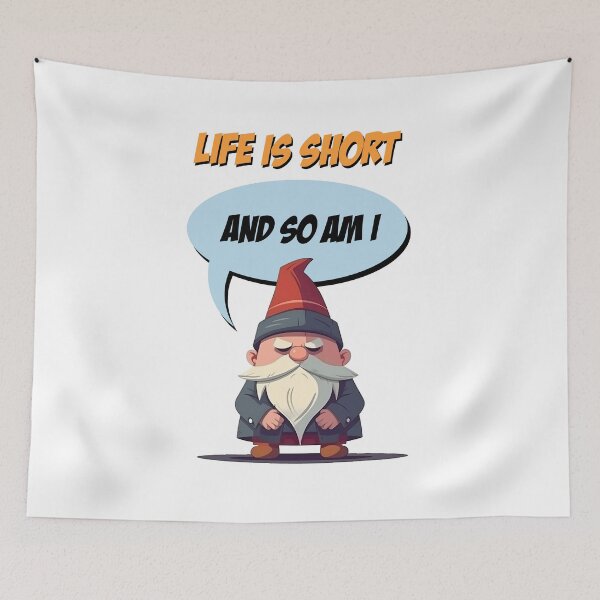 Item preview, Life is short and so am I designed and sold by go-go-designs.