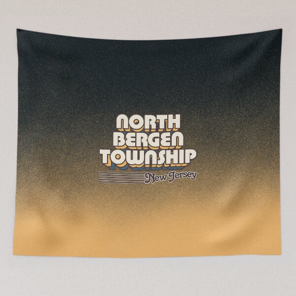 Item preview, North Bergen Township, New Jersey | Retro Stripes designed and sold by retroready.