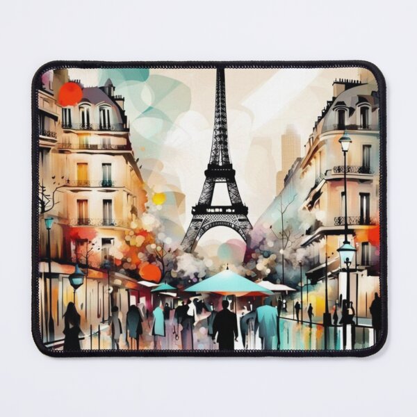 Item preview, Paris abstract art street scene designed and sold by JackFreestone.