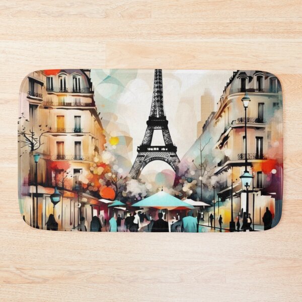 Item preview, Paris abstract art street scene designed and sold by JackFreestone.