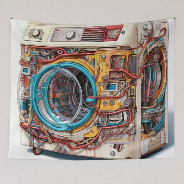 Item preview, Washing Machine Insides designed and sold by Oded Ben Dov.