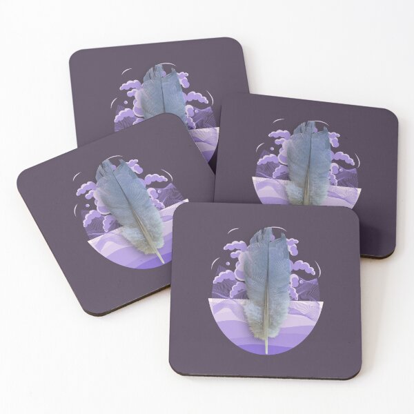 Item preview, Feathers of purple designed and sold by andrasdesignssss.