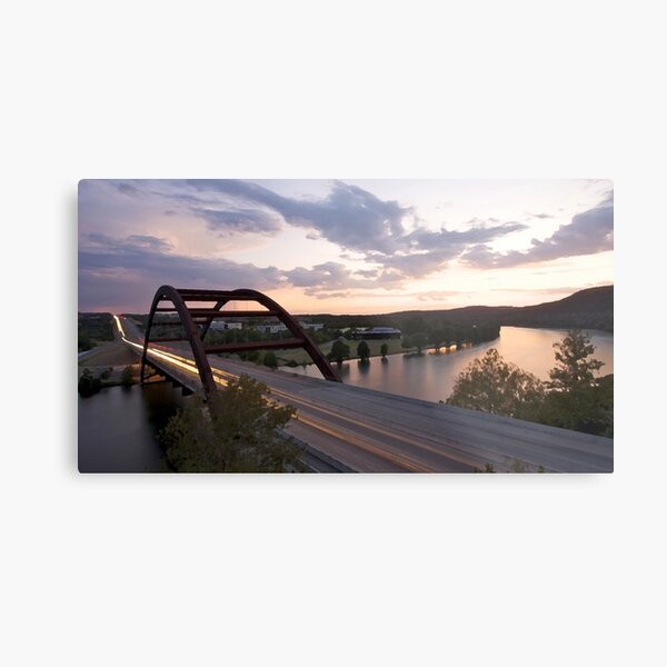 Austin 360 Bridge Metal Print