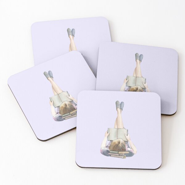 Item preview, A girl reading designed and sold by BookishSpace1.