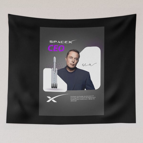 Item preview, Elon Musk SpaceX CEO designed and sold by AliceBernhard.