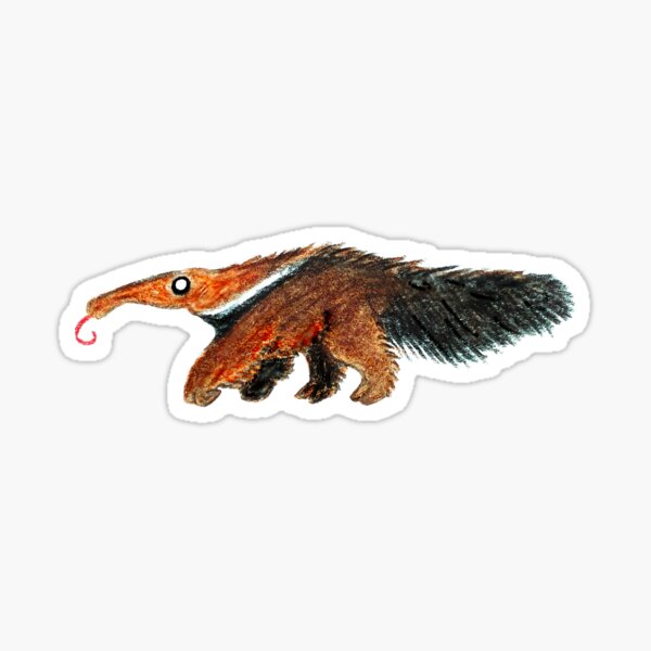 T Pose Anteater Sticker for Sale by AnteaterGuy