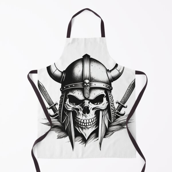 Artikelvorschau, Totenkopf im Wikingerhelm entworfen und verkauft von Elegant Edge.