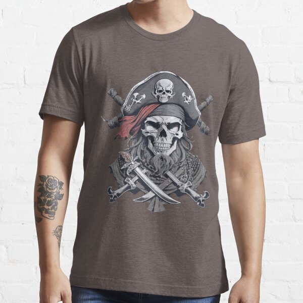 ⭐ Pirates Of The Caribbean T-Shirt, Skull