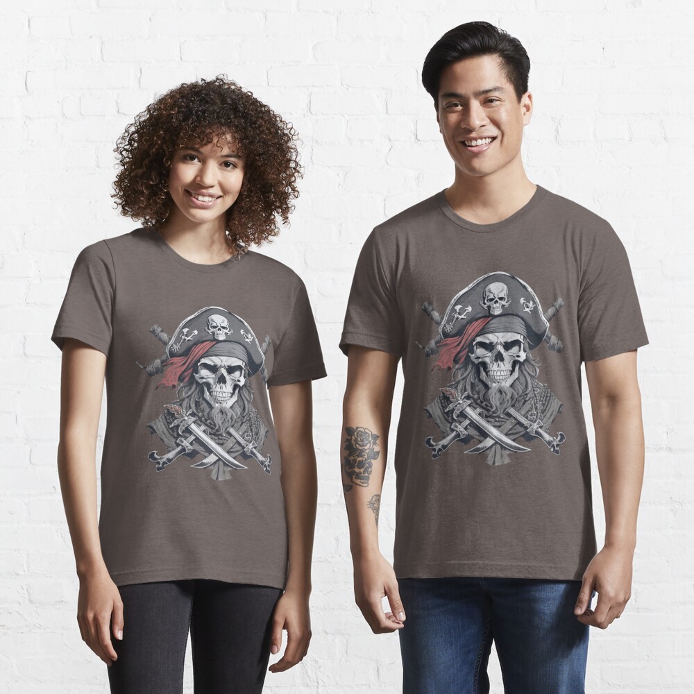 ⭐ Pirates Of The Caribbean T-Shirt, Skull