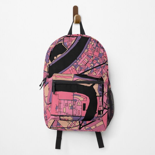 Item preview, Antwerp Map Pattern in Purple & Pink designed and sold by PatternMaps.