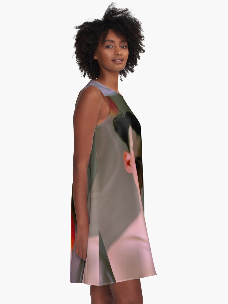 Thumbnail 2 of 4, A-Line Dress, Man with jellyfish designed and sold by CONSTNTBLVR.