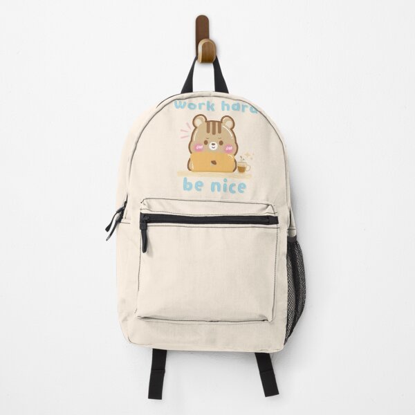 Item preview, Cute Kawaii Chipmunk Work Hard and Be Nice designed and sold by cutecozynook.