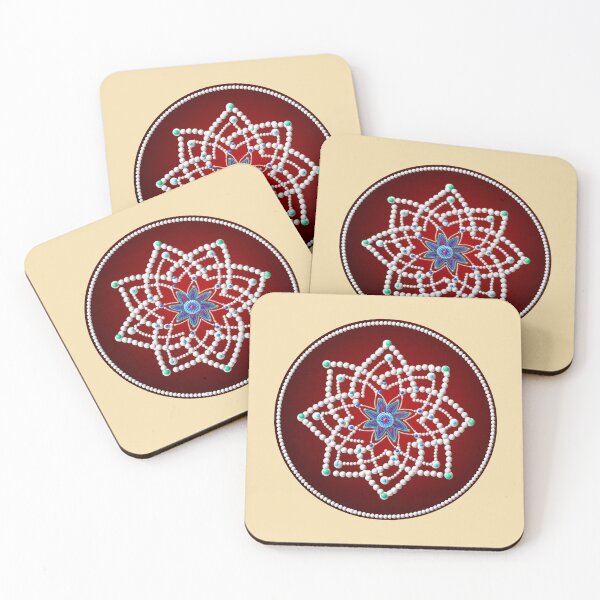 Item preview, Hridaya kamalam kolam/muggu/Rangoli - Maroon Color designed and sold by ShreecreatE.