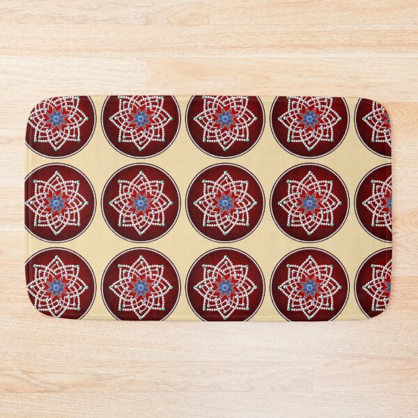 Item preview, Hridaya kamalam kolam/muggu/Rangoli - Maroon Color designed and sold by ShreecreatE.