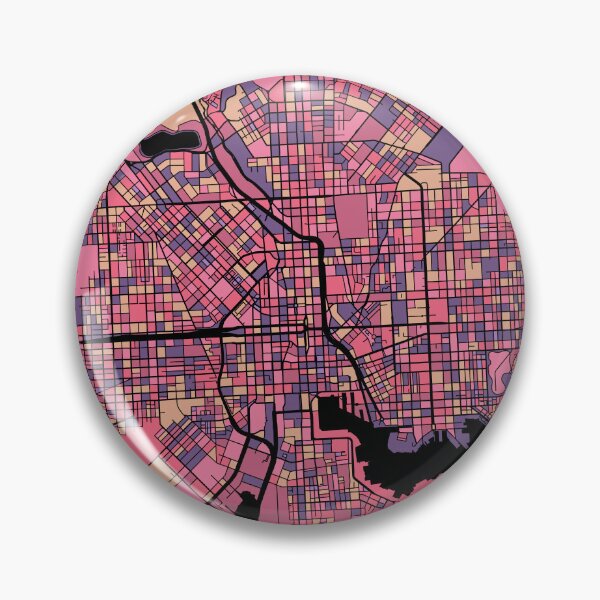 Item preview, Baltimore Map Pattern in Purple & Pink designed and sold by PatternMaps.