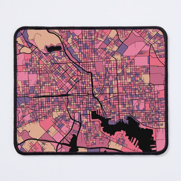 Item preview, Baltimore Map Pattern in Purple & Pink designed and sold by PatternMaps.