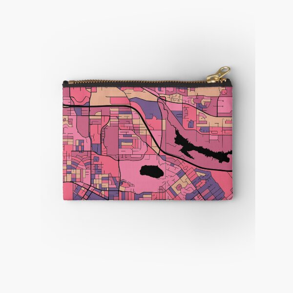 Item preview, Burnaby Map Pattern in Purple & Pink designed and sold by PatternMaps.