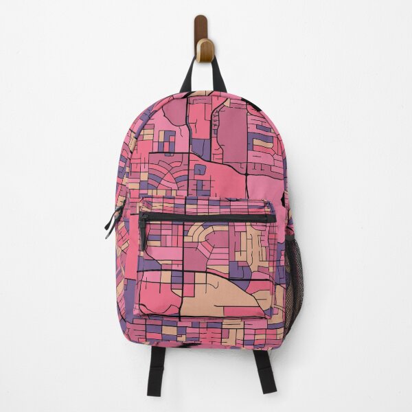 Item preview, Burnaby Map Pattern in Purple & Pink designed and sold by PatternMaps.