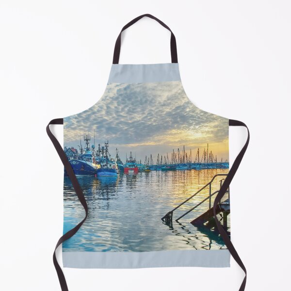 Item preview, Scarborough Harbour Sunset in Watercolour  designed and sold by Alisonchambers2.