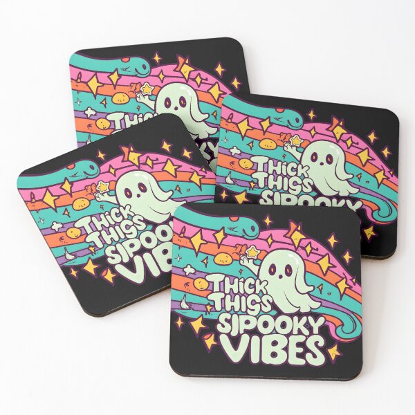 Item preview, Copy of  "thick thighs spooky vibes" halloween mood  designed and sold by GalaxyGraffiti.