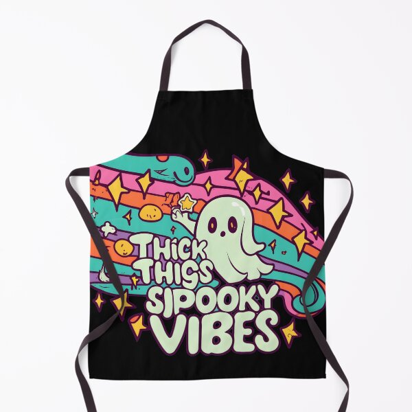 Artikelvorschau, Kopie der Halloween-Stimmung „Thick Thighs Spooky Vibes“. entworfen und verkauft von GalaxyGraffiti.