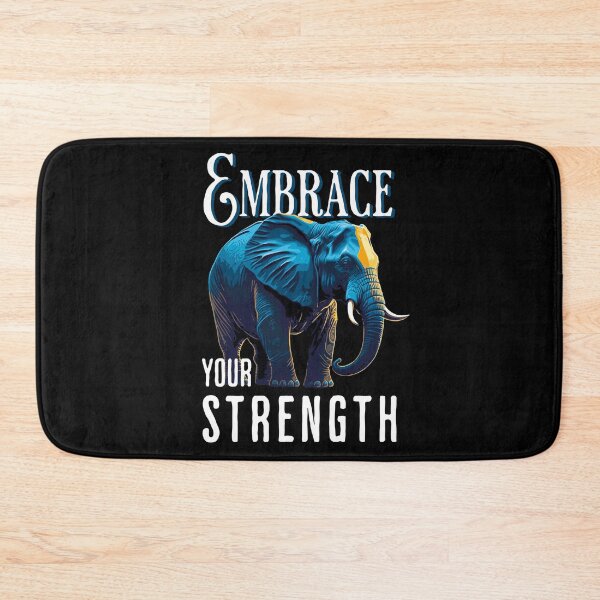 Item preview, Embrace Your Strength Elephant designed and sold by Furahisha.