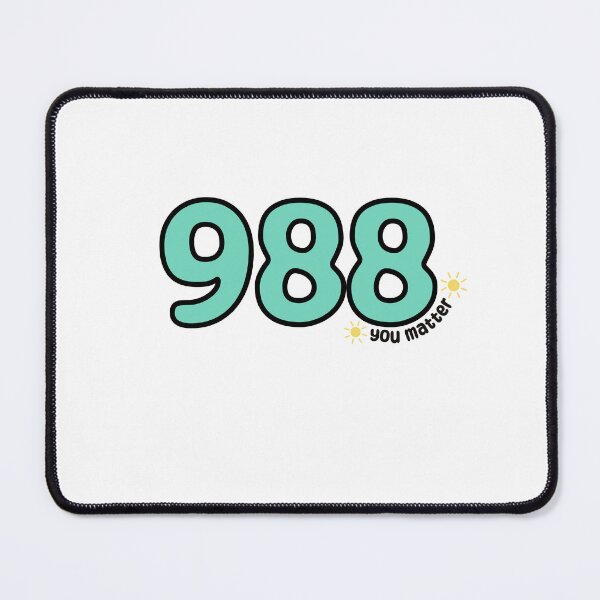 Item preview, 988 suicide and crisis lifeline designed and sold by ericazirkelbach.