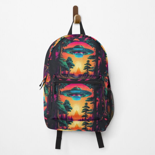 Item preview, A.I Generated UFO Sunset designed and sold by GleamingGiant.