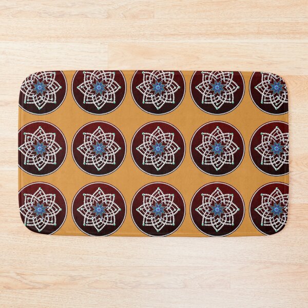 Item preview, Hridaya kamalam kolam/muggu/Rangoli - Brown Color designed and sold by ShreecreatE.