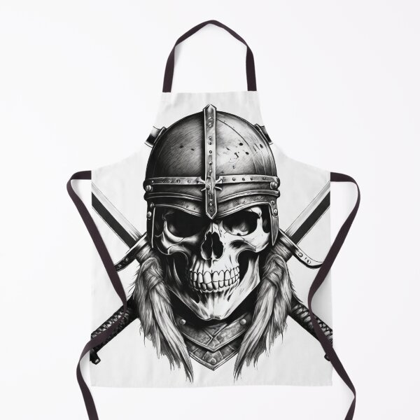 Artikelvorschau, Totenkopf im Wikingerhelm entworfen und verkauft von Elegant Edge.
