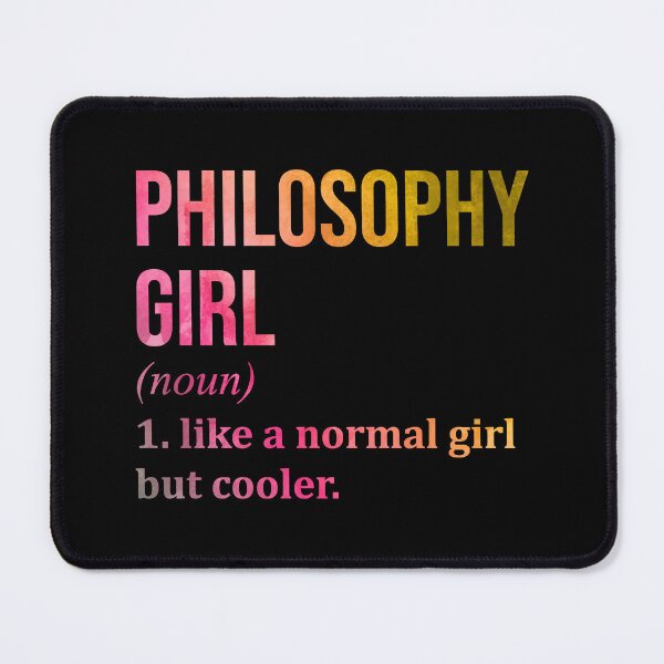 Item preview, Philosophy Girl Definition in Watercolor designed and sold by XCIV.