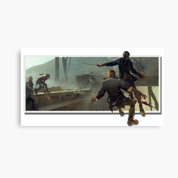 Corvo At The Edge Of The World Pop Out Canvas Print