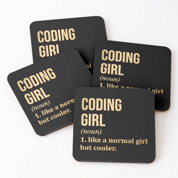 Item preview, Coding Girl Definition in Gold designed and sold by XCIV.