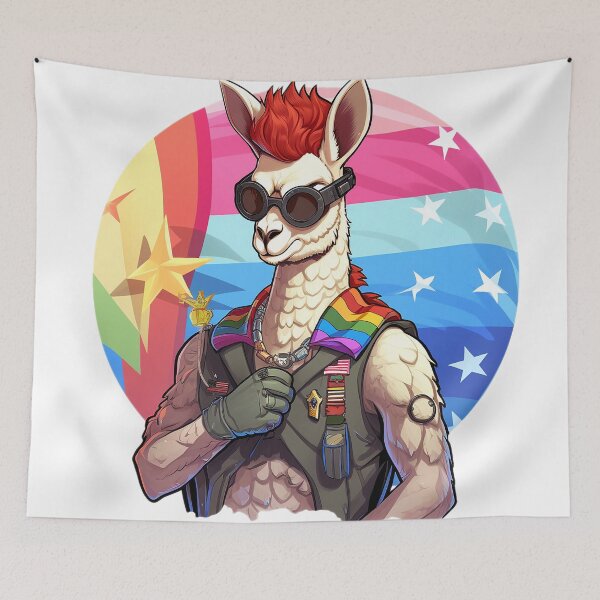 Item preview, Llama Squad Adventures - Playful Design designed and sold by ⭐Beatiful House⭐.